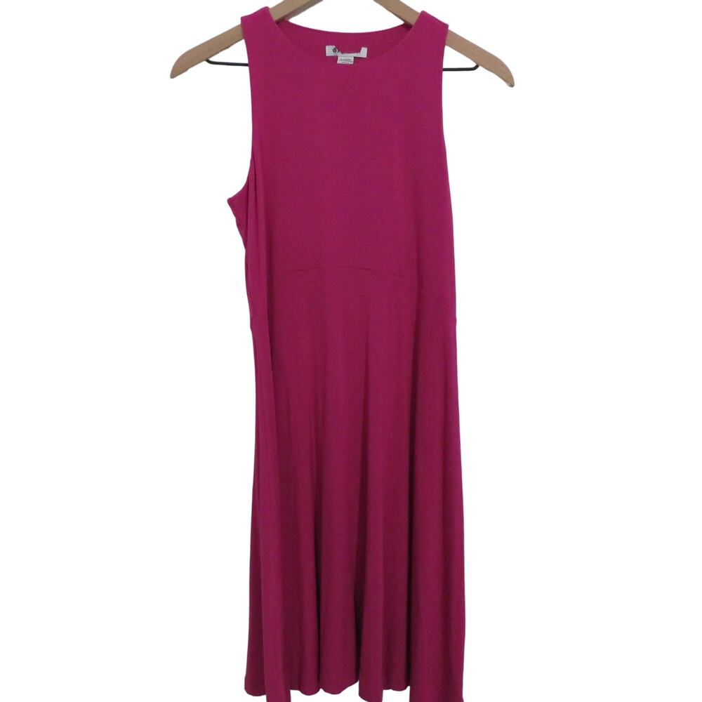 Athleta Womens Sz S Iceplant Pink Santorini Dress Jersey Sleeveless Dress